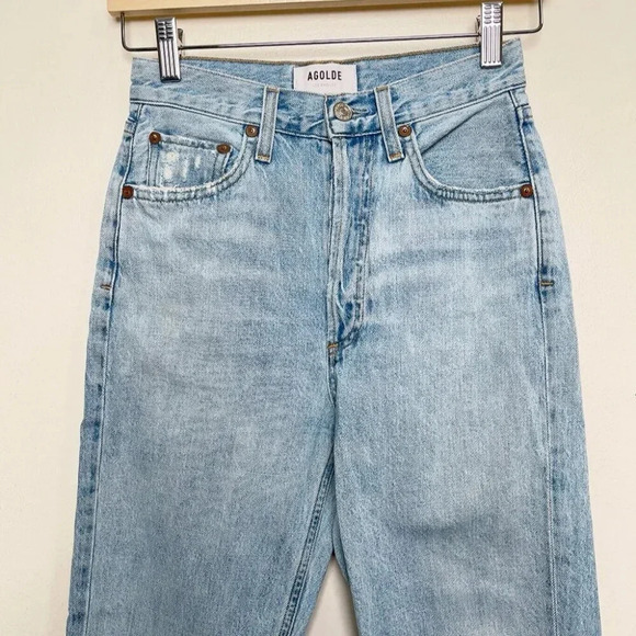 AGOLDE Womens  23 Riley High Rise Straight Crop Jean - Picture 4 of 16